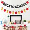 Pre-Strung Welcome Back to School Decorations Banner Black Glitter